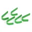 Shires Ezi-Kit Small Stable Hooks - Green
